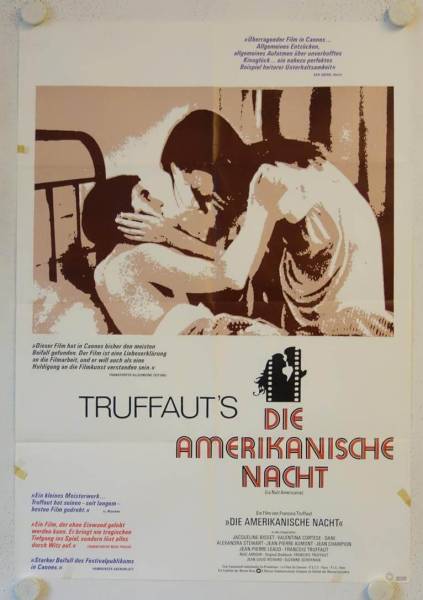 Die Amerikanische Nacht originales deutsches Filmplakat